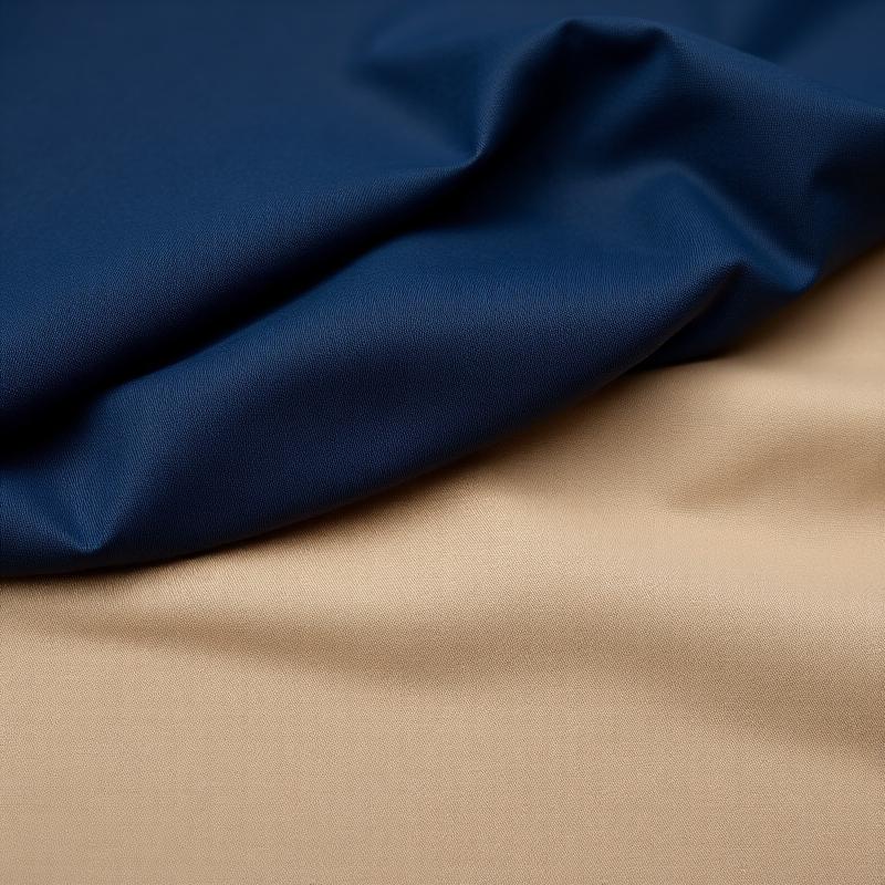 Telas para uniformes en azul marino y beige